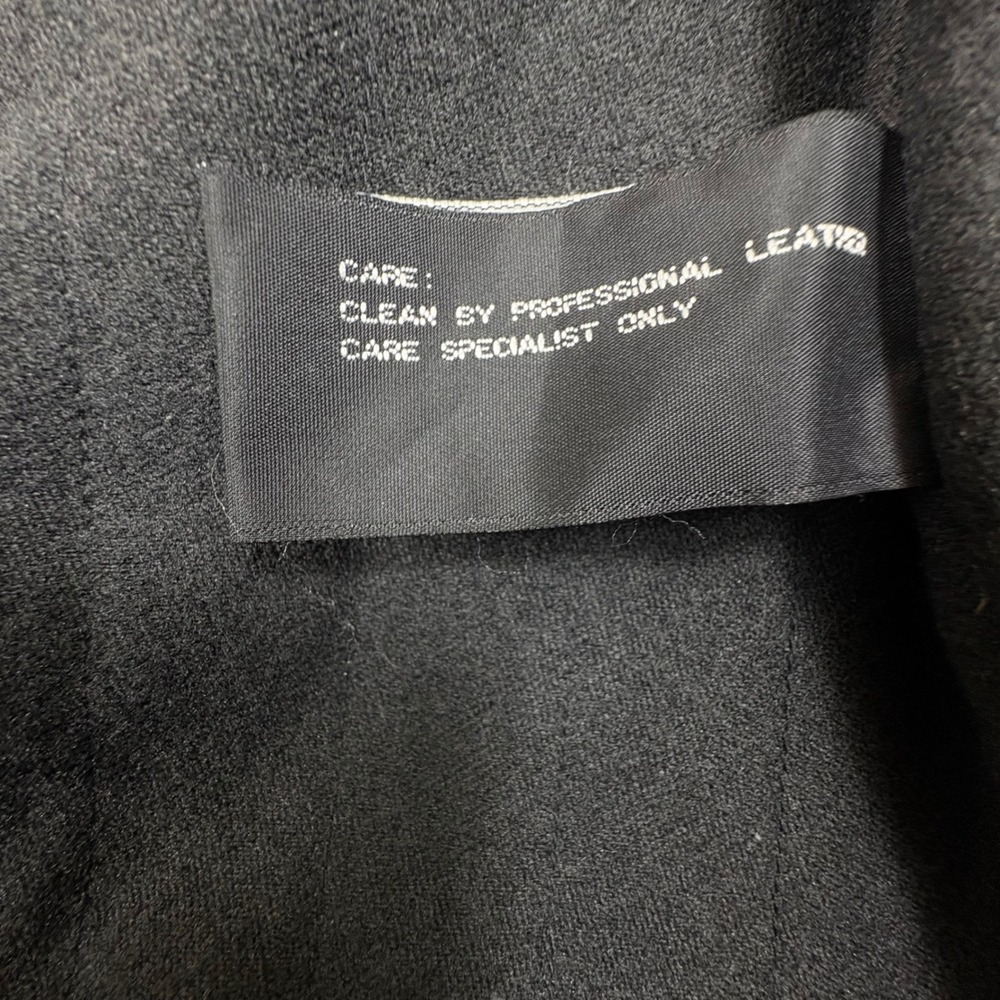 Vintage Lambskin Leather Jacket Mens 2XL Black Full Zip Minimalist - Picture 9 of 16